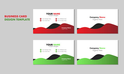 creative modern name card and business card Design