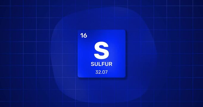Sulfur chemical element Periodic Table