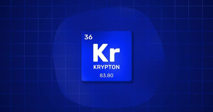 Krypton chemical element Periodic Table