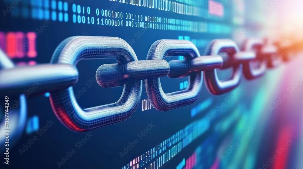 Poster blockchain technology: secure and connected digital links