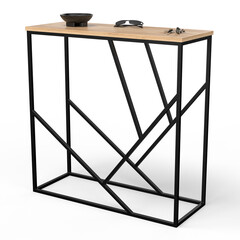 Console table for interiors and home hallways
