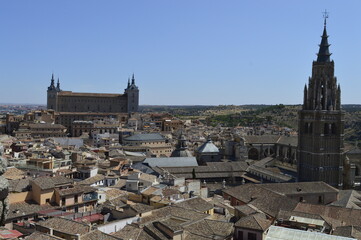 Vista panorâmica de Toledo na Espanha