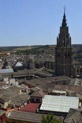 Vista da cidade de Toledo na Espanha