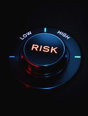 Fototapeta premium Advanced Control Knob with a High-Tech Aesthetic and Metallic Detailing