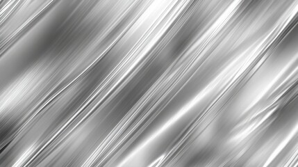 Fototapeta premium Brushed silver metal texture with a smooth and polished finish, ideal for industrial, modern, and technology-inspired themes