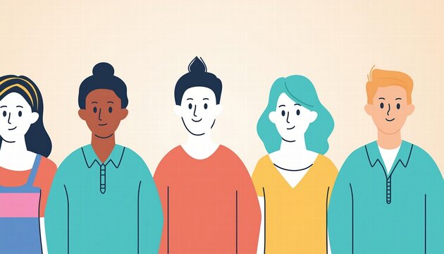 Colorful Hands Raised in Unity A Celebration of Diversity, Inclusivity, and LGBTQ Pride Among People from Different Races and Nations