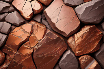 Textura de roca volumétrica con grietas. Fondo de piedra negra con espacio de copia para diseño.
e