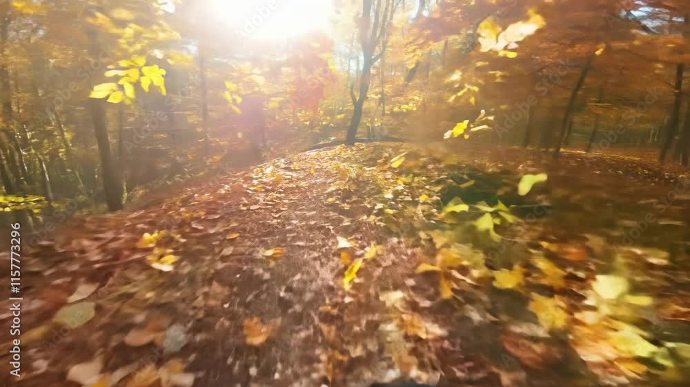 Poster rustling trees adds a dynamic, immersive feel to the video with natural light and handheld camera mo