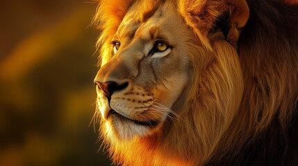 Fototapeta premium Lion of Judah, exuding strength and power