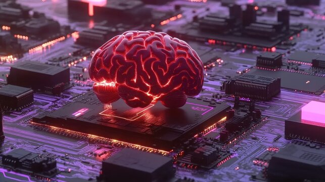 Artificial Intelligence: Brain on Circuit Board