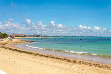   praia da Ponta Verde em Maceió Alagoas Brasil