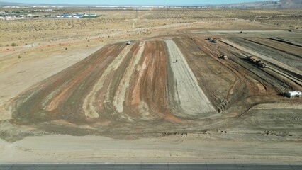 Mass construction, grading & land development project for track homes in Victorville, California