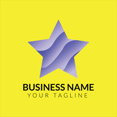 Obraz premium star abstract logo