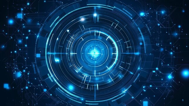 Abstract futuristic technology background