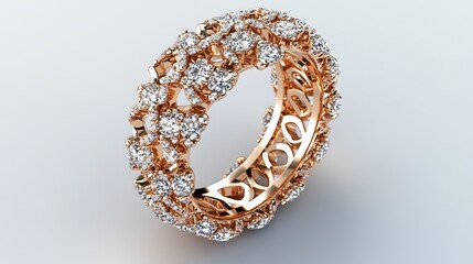 Obraz premium Celebrate your wedding in style with captivating diamond couple rings. These enchanting bands exude timeless elegance, showcasing exquisite diamonds that symbolize your eternal bond. 