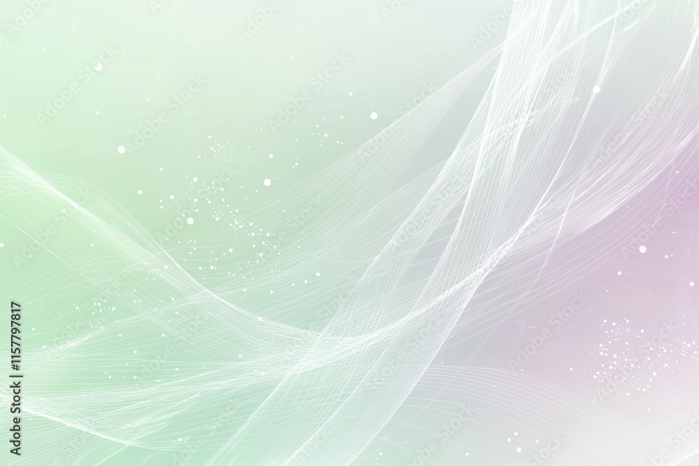 Poster minimalist spring abstract with gradient and pastel accents for modern design projects
