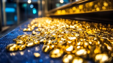 Modern Digital Trading Platform Displaying Gold Market Data