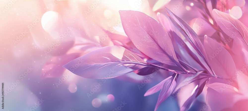 Poster pastel spring background with overlapping shapes and gentle bokeh for seasonal graphics