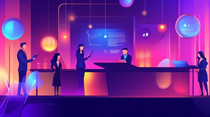 Professional Team Preparing Evidence for Court