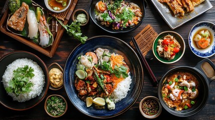 This affluent dish offers a luxurious interpretation of Asian culinary traditions. 