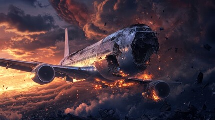 air plane crash indicator