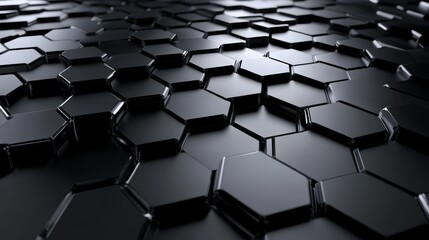 Obraz premium Abstract hexagon pattern background