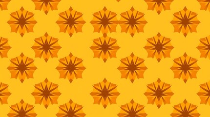 Golden Radiance: Abstract Seamless Pattern 
