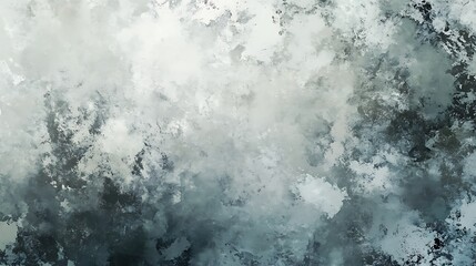 Stunningly Textured Digital Painting: Abstract Grey and Blue Hues. AI Generated