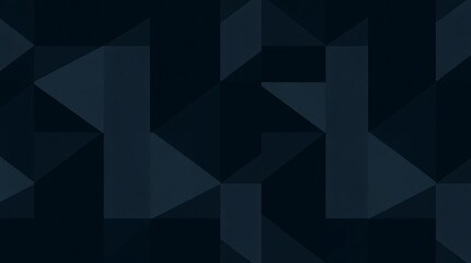 Obraz premium Abstract Geometric Pattern: A mesmerizing backdrop of interlocking geometric shapes, rendered in shades of deep blue, creates a captivating visual experience.