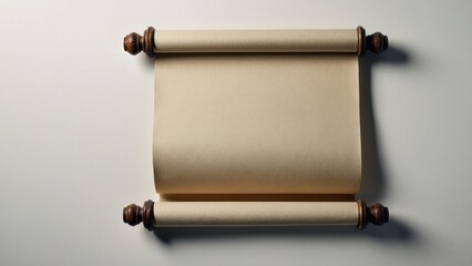 Vintage Scroll Frame with a Textured Background for Artistic Projects