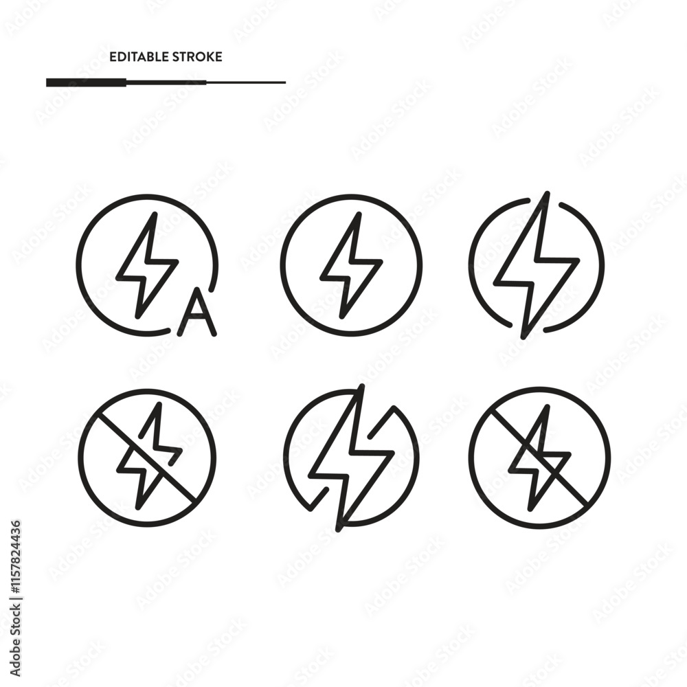 Poster camera flash icon set vector design.