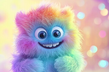 colorful cartoon monster