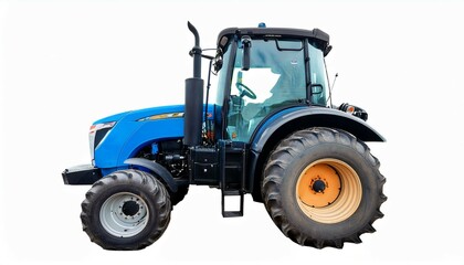 tractor isolated on white