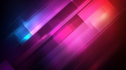 Obraz premium Abstract neon geometric background