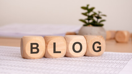 Engaging and Creative Blog Concept Featuring Unique Wooden Blocks for Inspiring Ideas