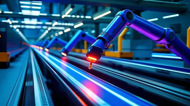 Collaborative Robotic Arms on Industrial Assembly Line