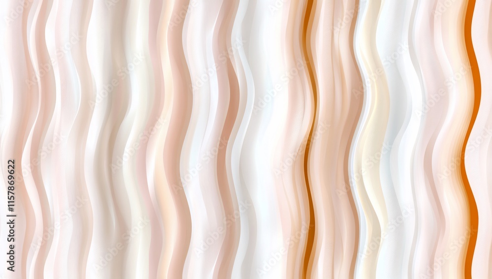 Poster abstract wavy pattern in soft tones for design use.