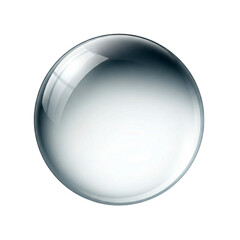 Glass ball isolated on transparent background png