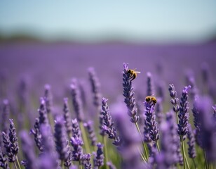 lavender flowers in the field