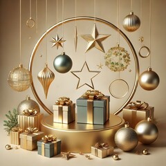Charming Christmas Gift Boxes with Ribbon