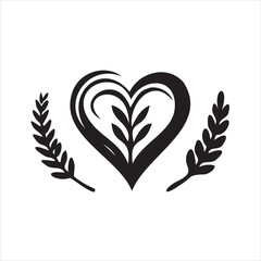 A simple and modern heart icon with clean lines, symbolizing love, care, and passion. Perfect for Valentine's designs, healthcare themes, and romantic projects in both digital and print media.