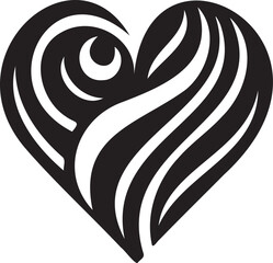 A simple and modern heart icon with clean lines, symbolizing love, care, and passion. Perfect for Valentine's designs, healthcare themes, and romantic projects in both digital and print media.