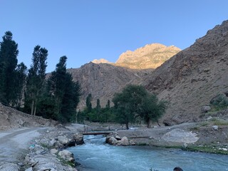 mountain river in the mountains