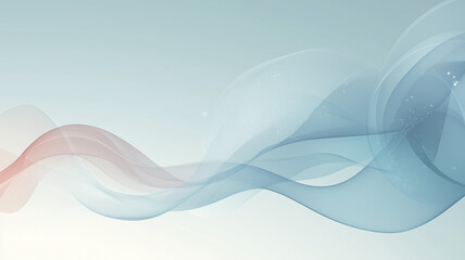 Obraz premium Abstract Flowing Wave Background with Gradient Blue and Red Tones and Subtle Sparkle Effect, for textures backgrounds and web banners design