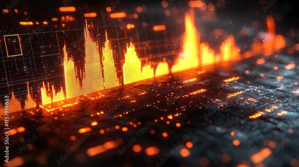 Poster fiery digital data streams: a visualization of dynamic information flow