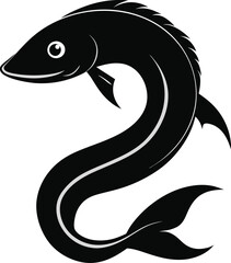 silhouette of a fish