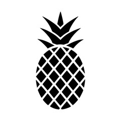 Obraz premium Iconic Black and White Pineapple - High-Quality Minimalist Art for Decor, Ads, and Digital Projects