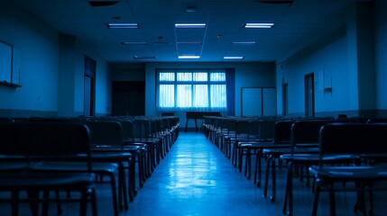 Low Light Classroom with Technology Integration