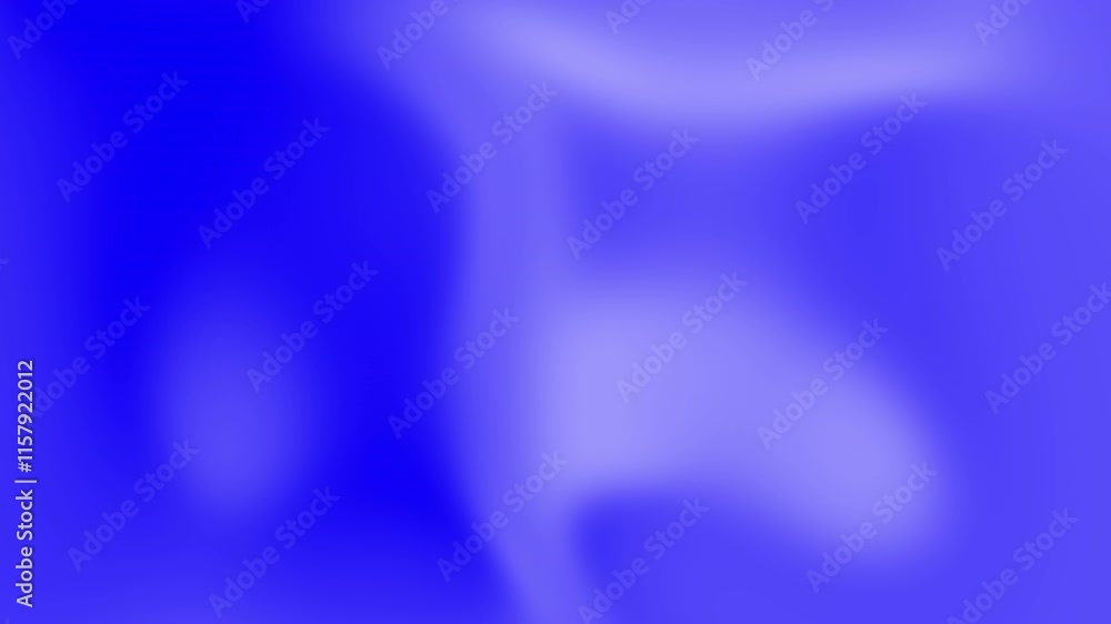 Poster abstract blue background with soft particles and glowing gradient