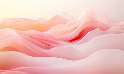 Fototapeta premium Serene color flow of dusky peach into soft taupe, creating a horizon-like effect with hints of texture.